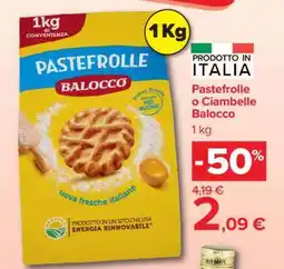 Carrefour Pastefrolle o Ciambelle Balocco offerta