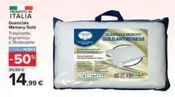 Carrefour Guanciale Memory Gold offerta