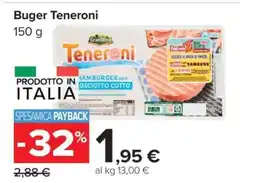 Carrefour Buger Teneroni offerta