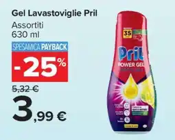 Carrefour Gel Lavastoviglie Pril offerta