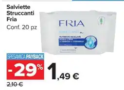 Carrefour Salviette Struccanti Fria offerta