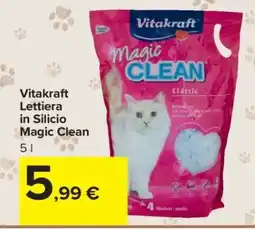 Carrefour Vitakraft Lettiera in Silicio Magic Clean offerta