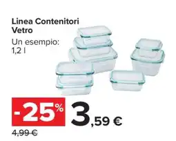 Carrefour Linea Contenitori Vetro offerta