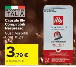 Carrefour Capsule illy Compatibili Nespresso offerta