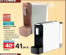 Carrefour Macchina Caffè Scishare offerta