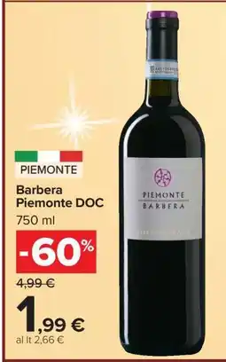 Carrefour Barbera Piemonte DOC offerta