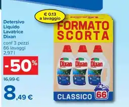 Carrefour Detersivo Liquido Lavatrice Dixan offerta