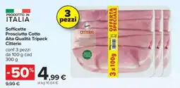 Carrefour Sofficette Prosciutto Cotto Alta Qualità Tripack Citterio offerta