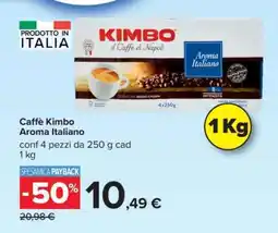 Carrefour Caffè Kimbo Aroma Italiano offerta
