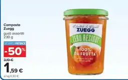 Carrefour Composte Zuegg offerta
