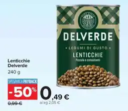 Carrefour Lenticchie Delverde offerta