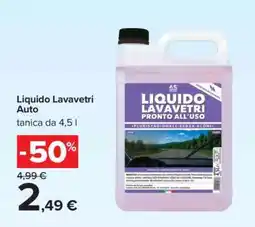 Carrefour Liquido Lavavetri Auto offerta