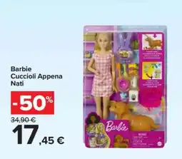Carrefour Barbie Cuccioli Appena Nati offerta