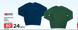 Carrefour Felpa Girocollo Uomo Norway offerta