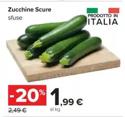 Carrefour ZUCCHINE SCURE offerta