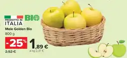 Carrefour MELE GOLDEN BIO offerta