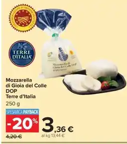 Carrefour MOZZARELLA DI GIOIA DEL COLLE DOP offerta