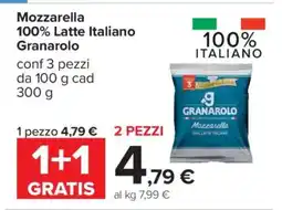 Carrefour Mozzarella 100% Latte Italiano Granarolo offerta