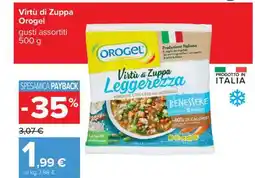 Carrefour Virtù di Zuppa Orogel offerta