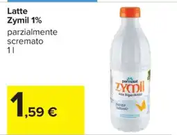 Carrefour Latte Zymil 1% offerta