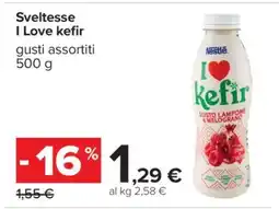 Carrefour Sveltesse I Love Kefir offerta