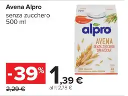 Carrefour Avena Alpro offerta