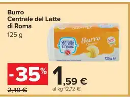 Carrefour Burro Centrale del Latte di Roma offerta