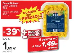Carrefour Pasta Ripiena Gran Classici Fini offerta