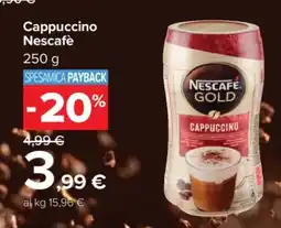 Carrefour Cappuccino Nescafé offerta