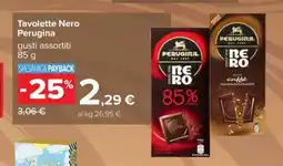 Carrefour Tavolette Nero Perugina offerta