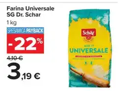Carrefour Farina Universale SG Dr. Schar offerta