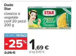 Carrefour Dado Star offerta
