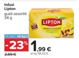 Carrefour INFUSI LIPTON offerta