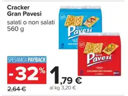 Carrefour Cracker Gran Pavesi offerta