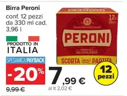 Carrefour Birra Peroni offerta