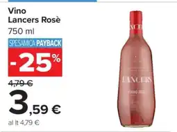 Carrefour Vino Lancers Rose' offerta