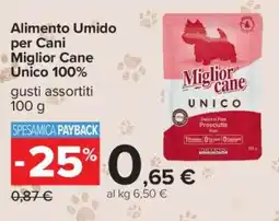 Carrefour Alimento Umido per Cani Miglior Cane Unico 100% offerta
