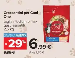 Carrefour Croccantini per Cani One offerta