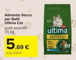 Carrefour Alimento Secco per Gatti Ultima Cat offerta
