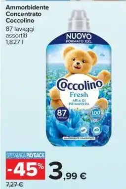 Carrefour Ammorbidente Concentrato Coccolino offerta