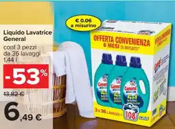 Carrefour Liquido Lavatrice General offerta