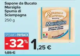 Carrefour Sapone da Bucato Marsiglia Spuma di Sciampagna offerta