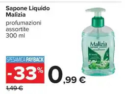 Carrefour Sapone Liquido Malizia offerta