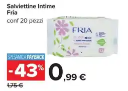 Carrefour Salviettine Intime Fria offerta