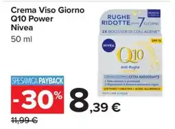 Carrefour Crema Viso Giorno Q10 Power Nivea offerta