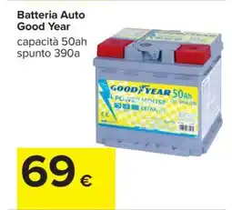 Carrefour Batteria Auto Good Year offerta