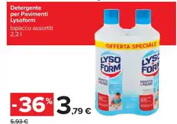 Carrefour Detergente per Pavimenti Lysoform offerta