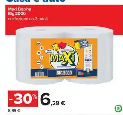 Carrefour Maxi Bobina Big 2000 offerta