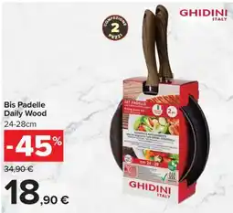 Carrefour Bis Padelle Daily Wood offerta