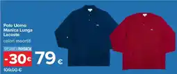 Carrefour Polo Uomo Manica Lunga Lacoste offerta